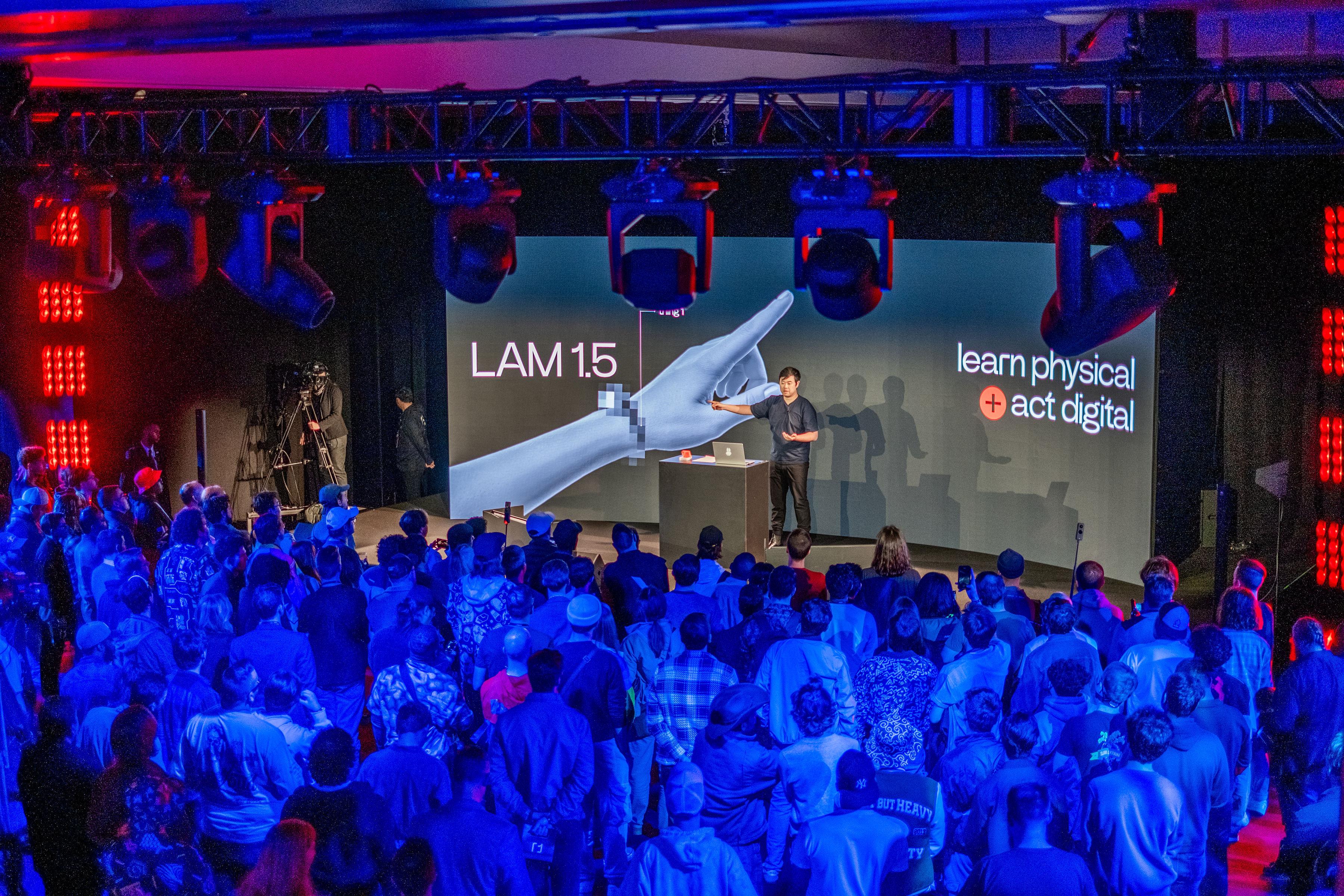 rabbit r1 LAM 1.5 - Bridging Digital Interfaces with the Physical World