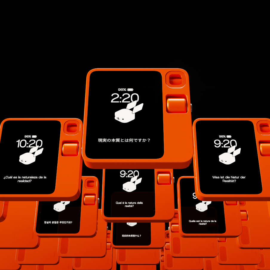 その他 Rabbit R1 The next-generation AI companion device, Rabbit r1, now supports